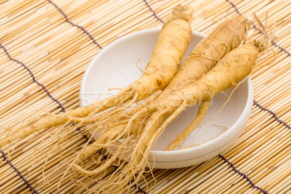 El mejor estimulante de potencia es la raíz de ginseng. 